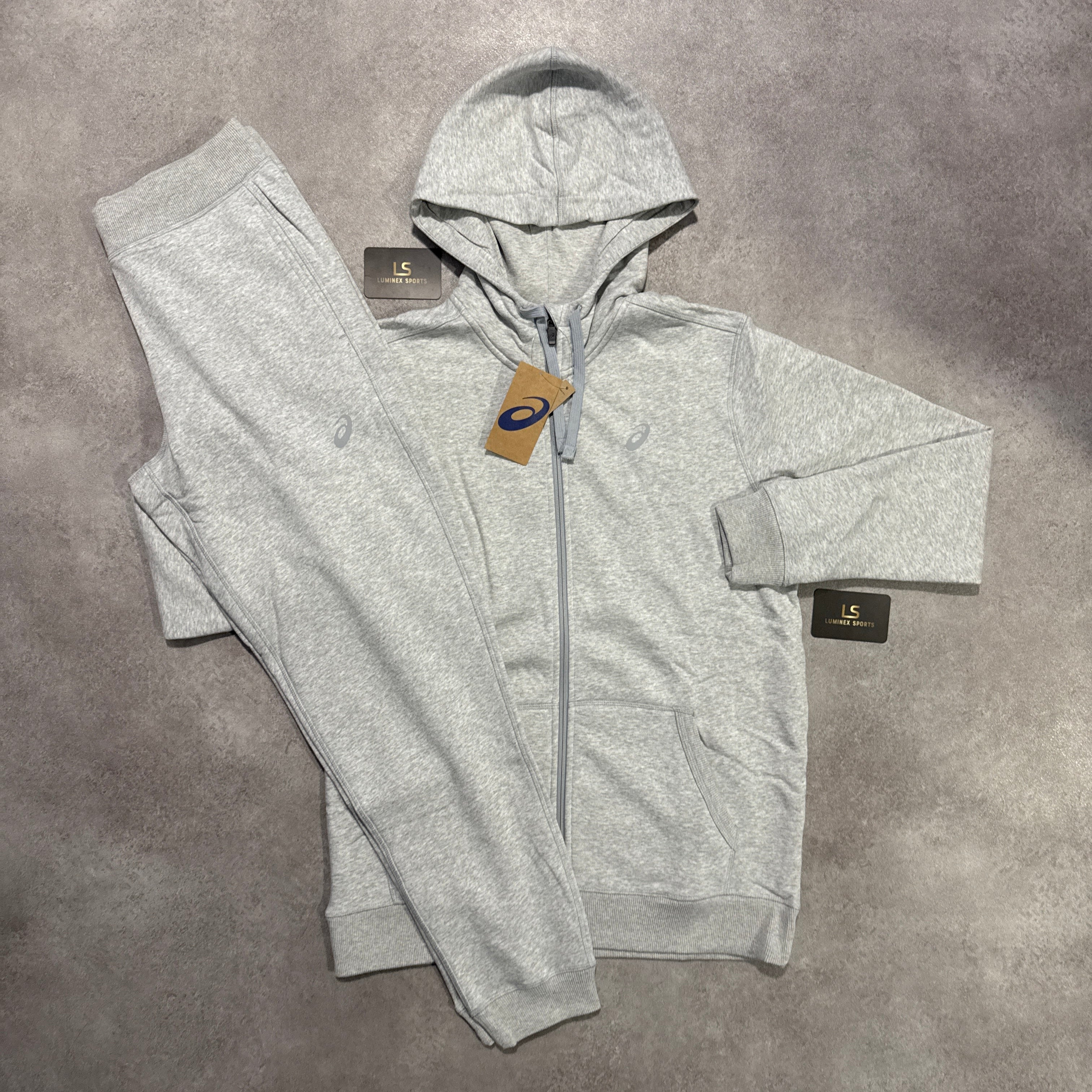 ASICS Club Fleece Tracksuit - Grey