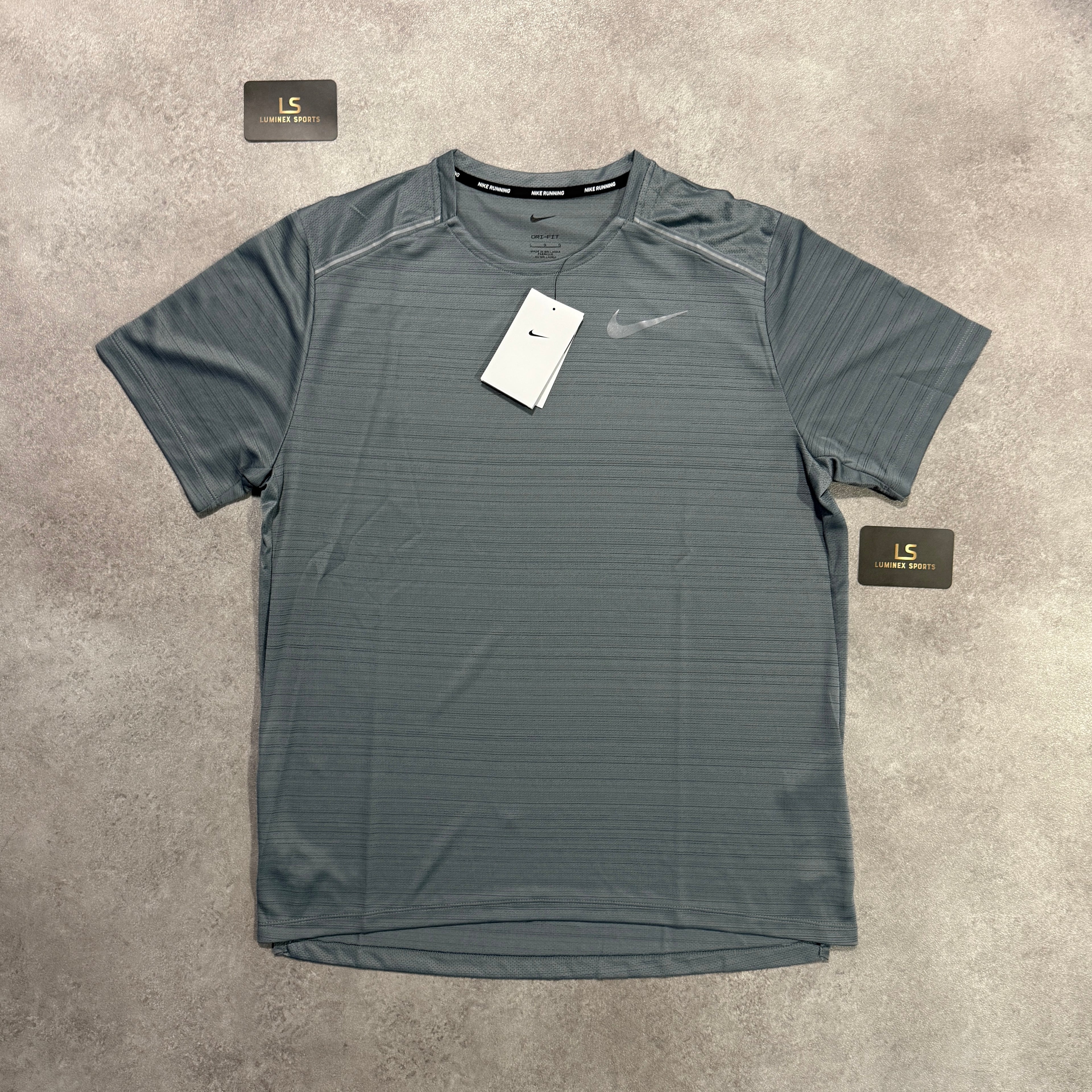 Nike Miler T-Shirt - Grey