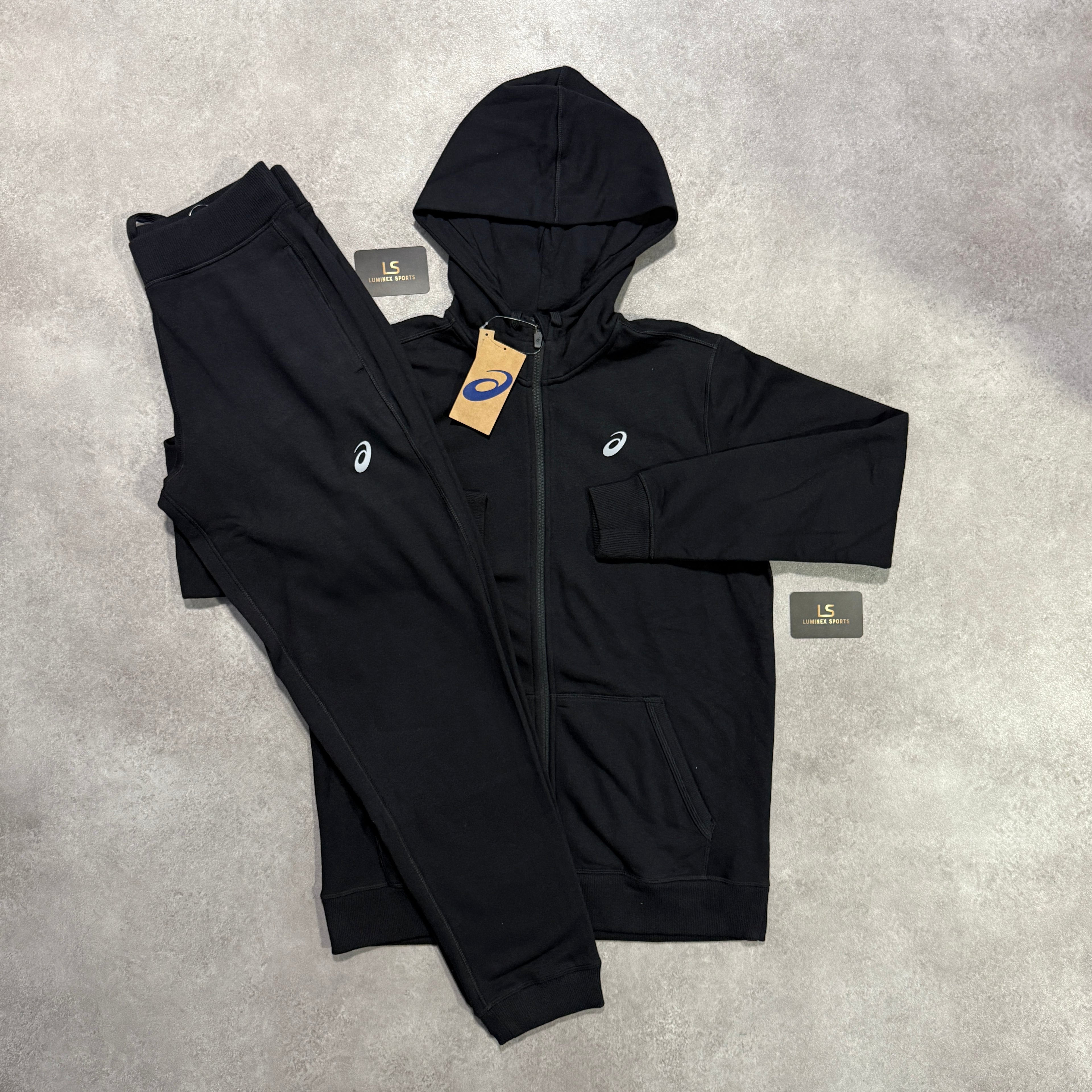ASICS Club Fleece Tracksuit - Black