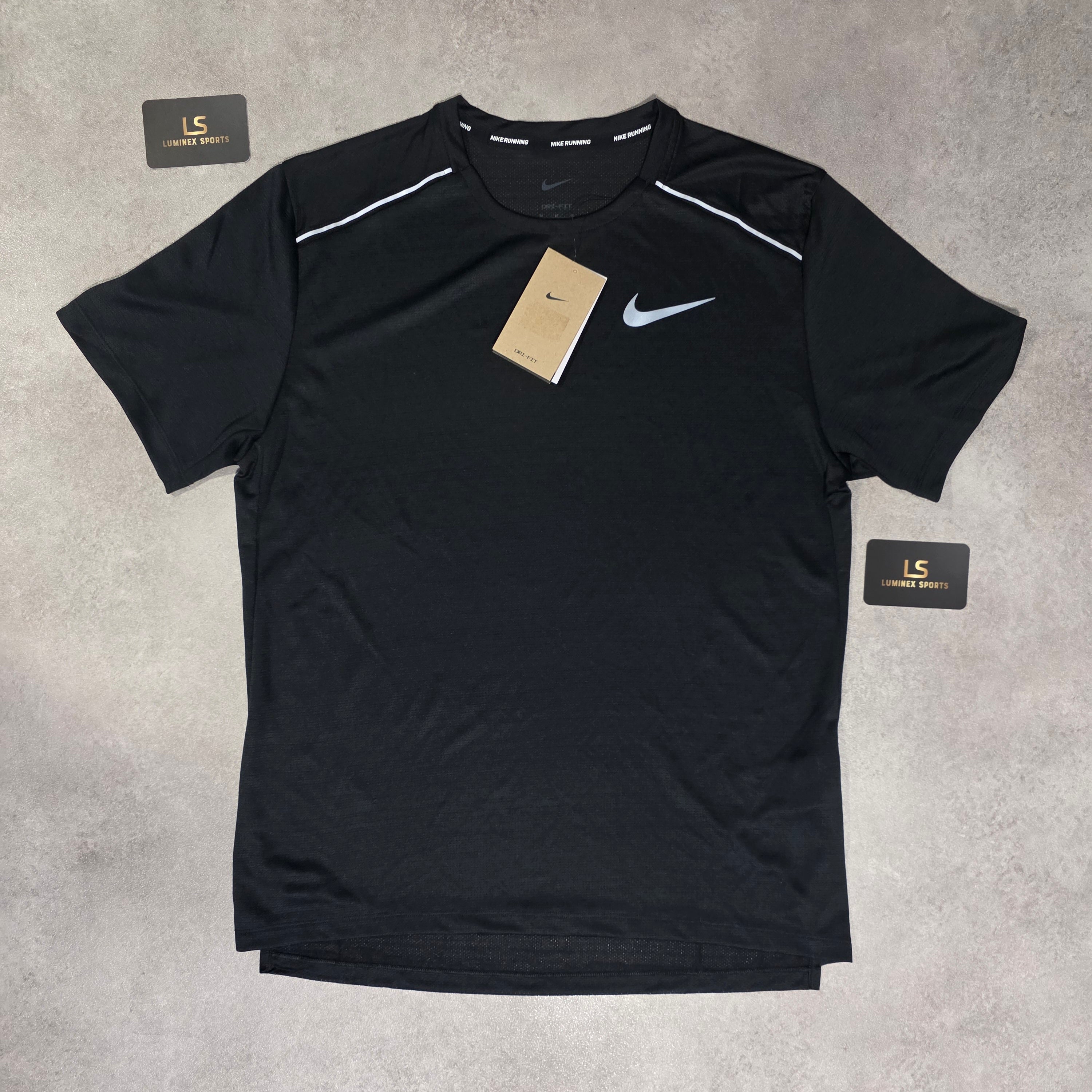 Nike Miler T-Shirt - Black